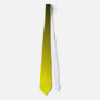 Electric Yellow Bevel-Stripped Neck Tie