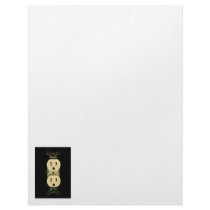Electrical contractor outlet electricians business letterhead template