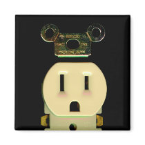 Electrical contractor outlet electricians business magnet