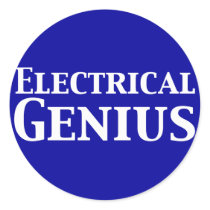 Electrical Genius Gifts Sticker