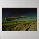 Electrical Pole Down On Wire posters
