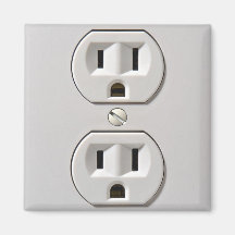 Electrical Power Outlet Plug in Magnets