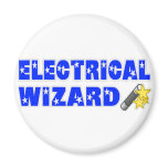 Electrical Wizard Fridge Magnet