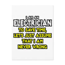 Electrician...Assume I Am Never Wrong