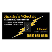Electrician Business Card