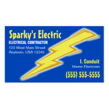 Electrician Business Card