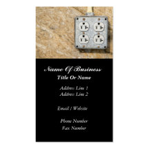 Electrician Business Card