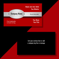 Electrician Business Cards
