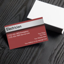 Electrician Business Cards