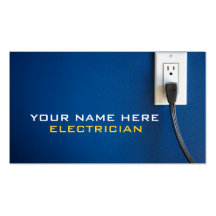 Electrician Business Cards