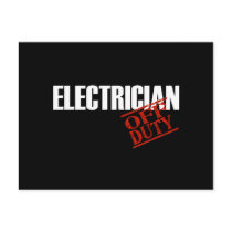 ELECTRICIAN DARK POST CARDS