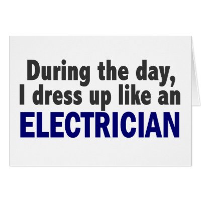 Electrician During The Day by professiongifts