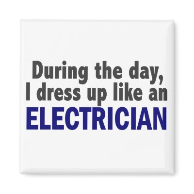 Electrician During The Day by professiongifts