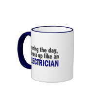 Electrician During The Day Mugs