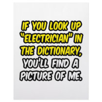 Electrician In Dictionary...My Picture
