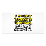 Electrician In Dictionary...My Picture Photo Card