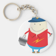 Electrician Key Chain