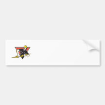Electrician Lightning Bolt Retro Bumper Sticker
