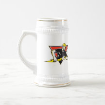Electrician Lightning Bolt Retro Coffee Mugs