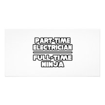 Electrician...Ninja Picture Card