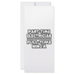 Electrician...Ninja rack cards