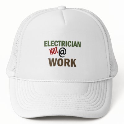 Electrician NOT At Work by professiongifts