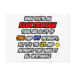 Electrician .. OMG WTF LOL Post Cards
