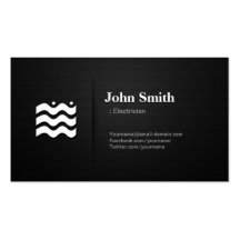 Electrician - Premium Changeable Icon Business Card Template