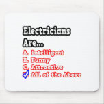 Electrician Quiz...Joke mousepads