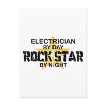 Electrician Rock Star by Night