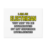 Electrician...Superior Intelligence Postcard