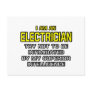 Electrician...Superior Intelligence Postcard