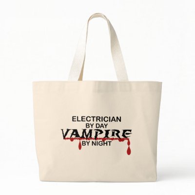 Electrician Vampire by Night Bag by poorrichards