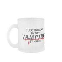 Electrician Vampire by Night Coffee Mug