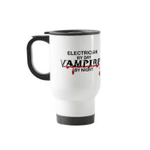 Electrician Vampire by Night Mugs