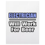 Electrician...Will Work For Beer Letterhead Template