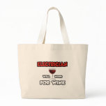 Electrician ... Will Work For Wine Bag