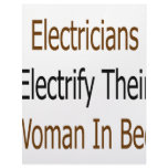 Electricians Electrify Their Woman In Bed Letterhead Design