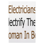Electricians Electrify Their Woman In Bed Custom Stationery