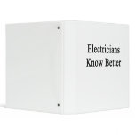 Electricians Know Better Vinyl Binder