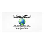 Electricians...Making the World a Better Place Photo Card