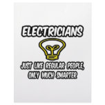 Electricians...Regular People, Only Smarter letterhead