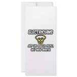 Electricians...Regular People, Only Smarter rack cards