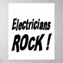 Electricians Rock! Poster Print