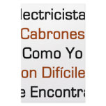 Electricista Cabrones Como Yo Son Dificiles De Enc Stationery Paper