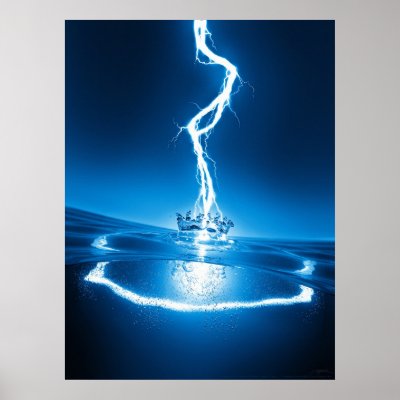 Electricity Print by Schloerby
