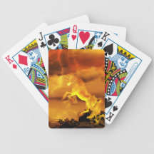 Electrified Unicorn Playing Cards