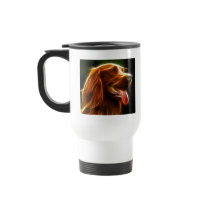 Electrifying Dog Portrait Coffee Mugs