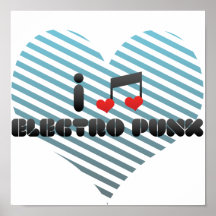 Electro Punk fan Posters