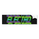 ELECTRO wall Bumper Stickers